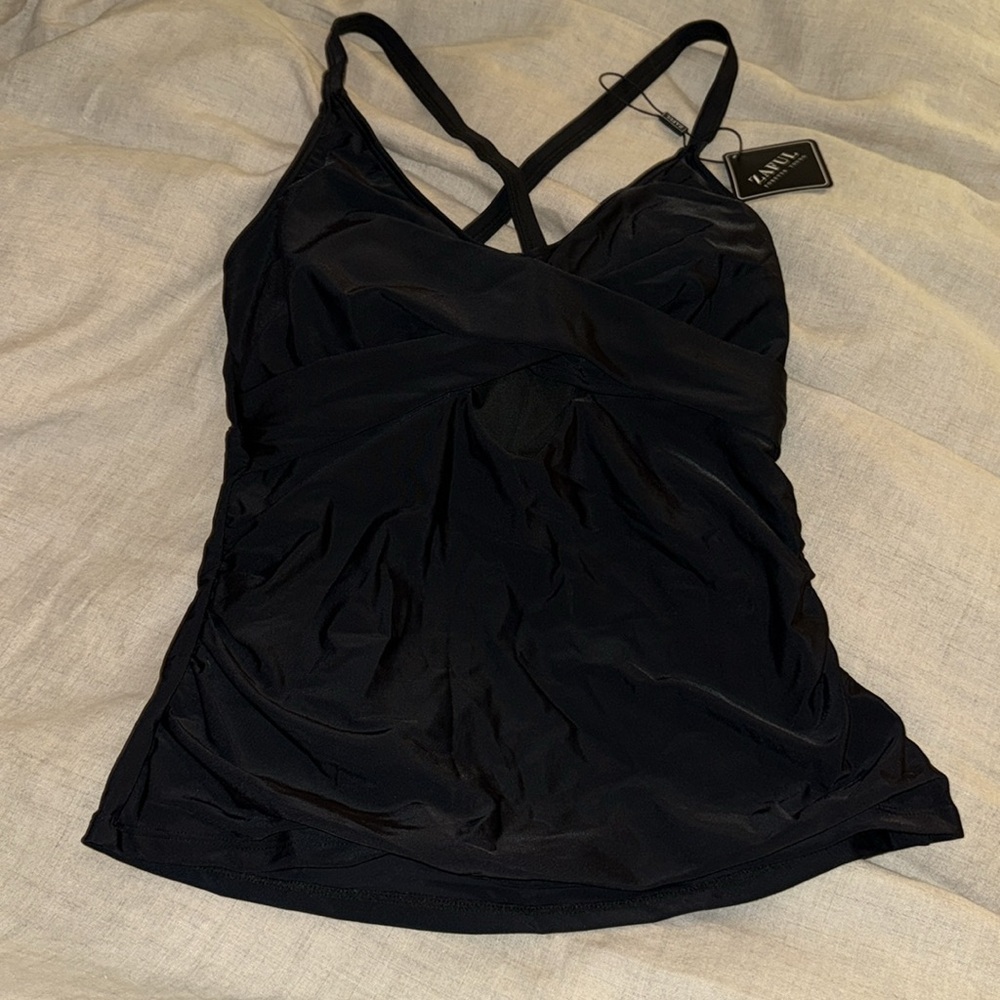 NWT Zaful Tankini Black